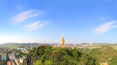 女娲山全景图